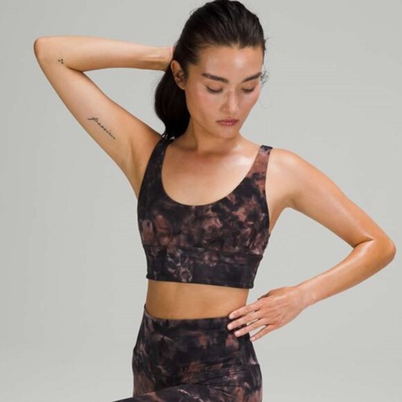 EUC [lululemon] Align Reversible Sparkly Brown Shine Sports Bra Women's Size 6 - Picture 6 of 6